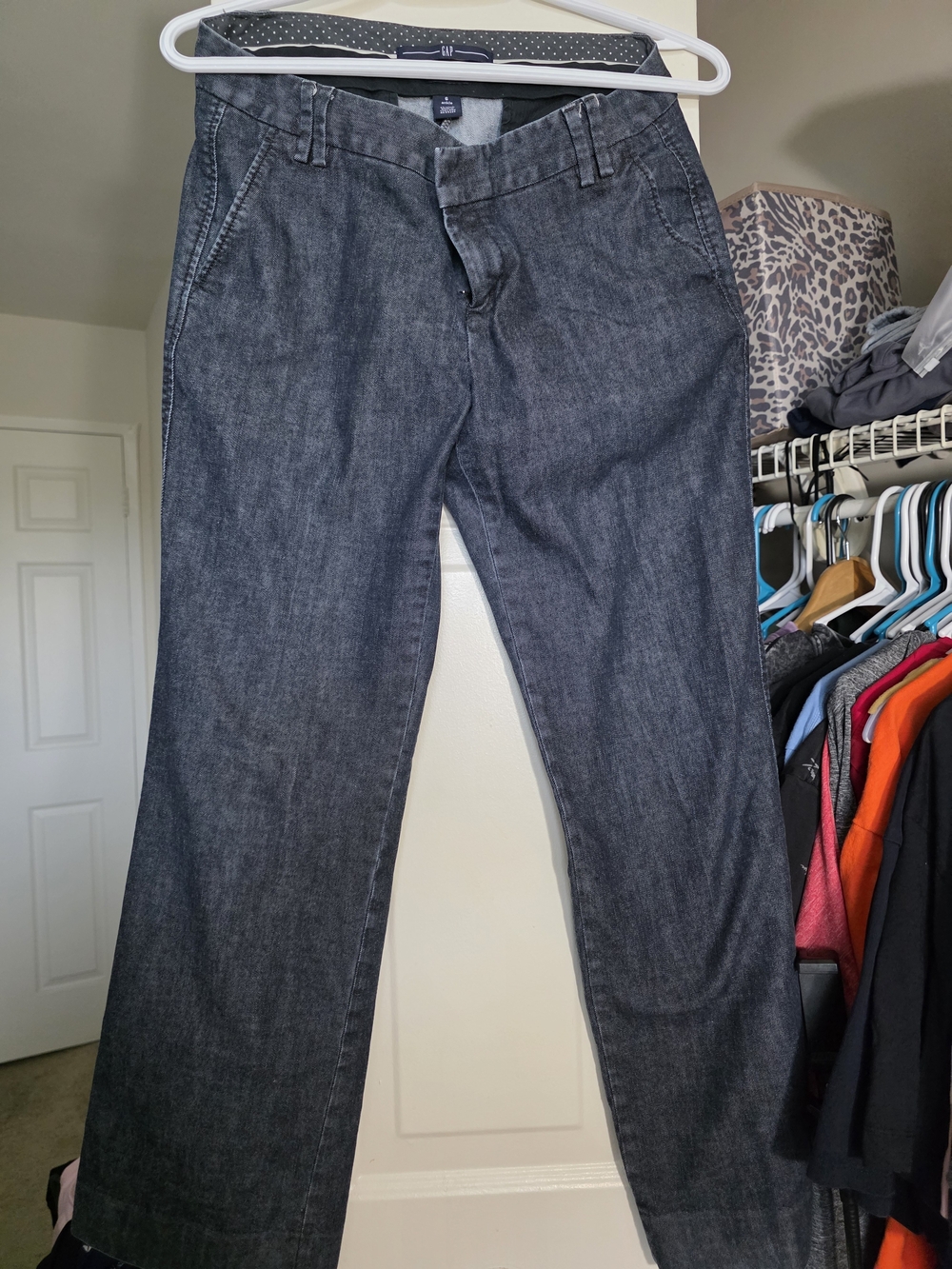 GAP Women's High-Rise Jeans in Charcoal